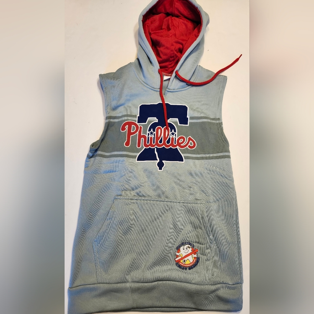 2024 Phillies SGA Sleeveless Sweatshirt Hoodie Vest Size Adult Large